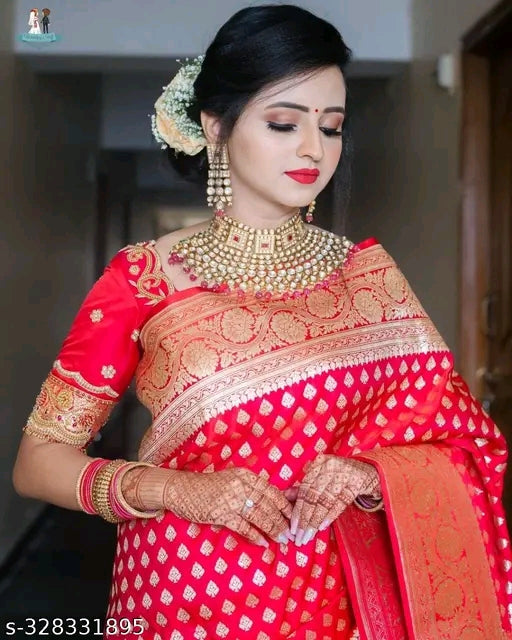 Designer Banarasi Silk Saree - OrderMeFirst