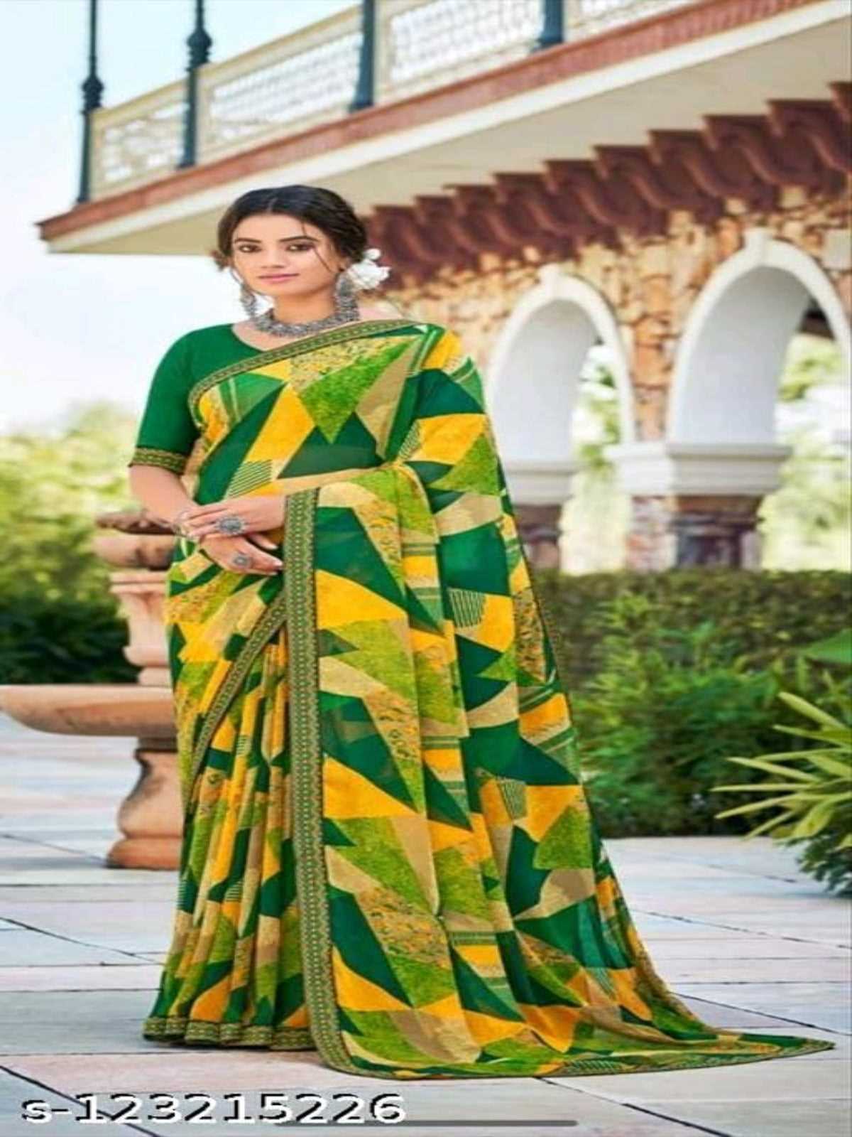 Alisha Georgette Sarees OrderMeFirst