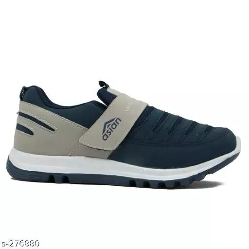 Asian Green Solid Running Shoes For Men OrderMeFirst