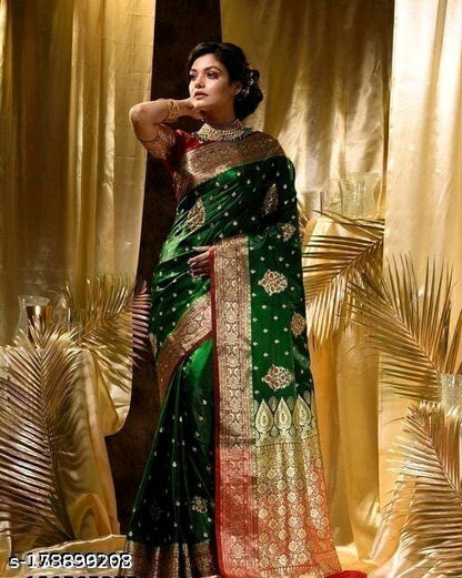 Banarasi Satin Silk Saree OrderMeFirst