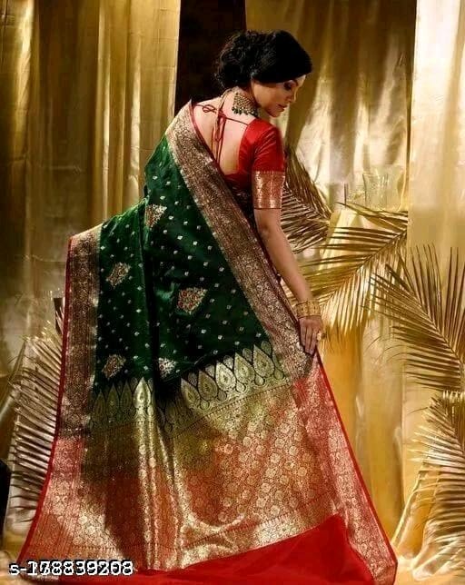 Banarasi Satin Silk Saree OrderMeFirst