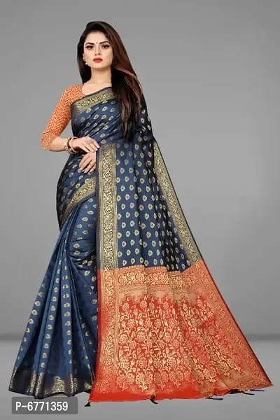 Banarasi Silk Jacquard Sarees with Blouse OrderMeFirst