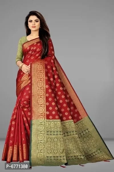 Banarasi Silk Jacquard Sarees with Blouse piece OrderMeFirst