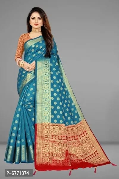 Banarasi Silk Jacquard Sarees with Blouse piece OrderMeFirst