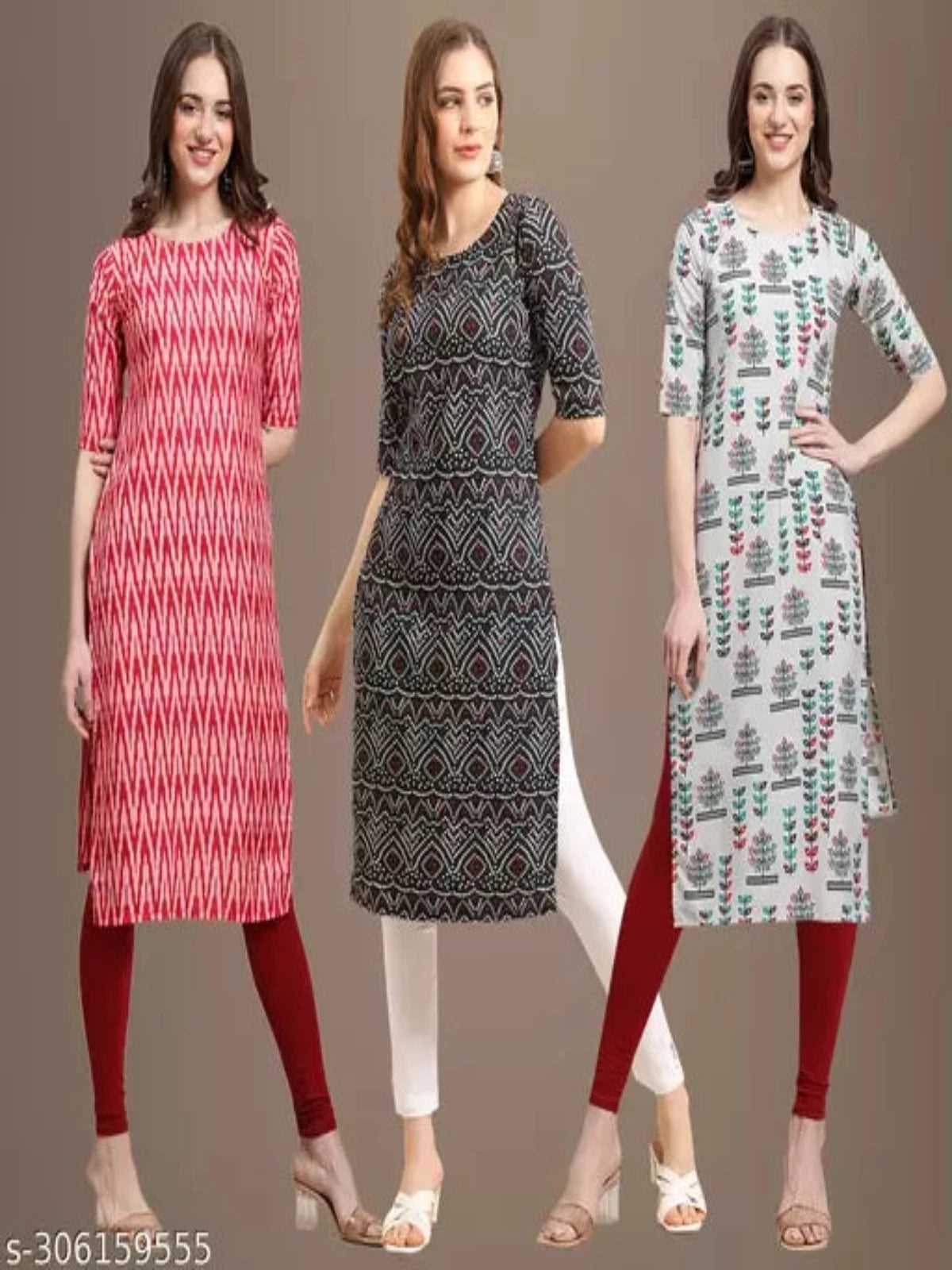 Best Selling Kurti For Women pack of 3 OrderMeFirst