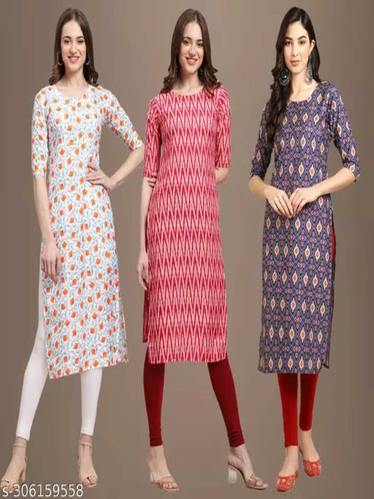 Best Selling Kurti For Women pack of 3 OrderMeFirst