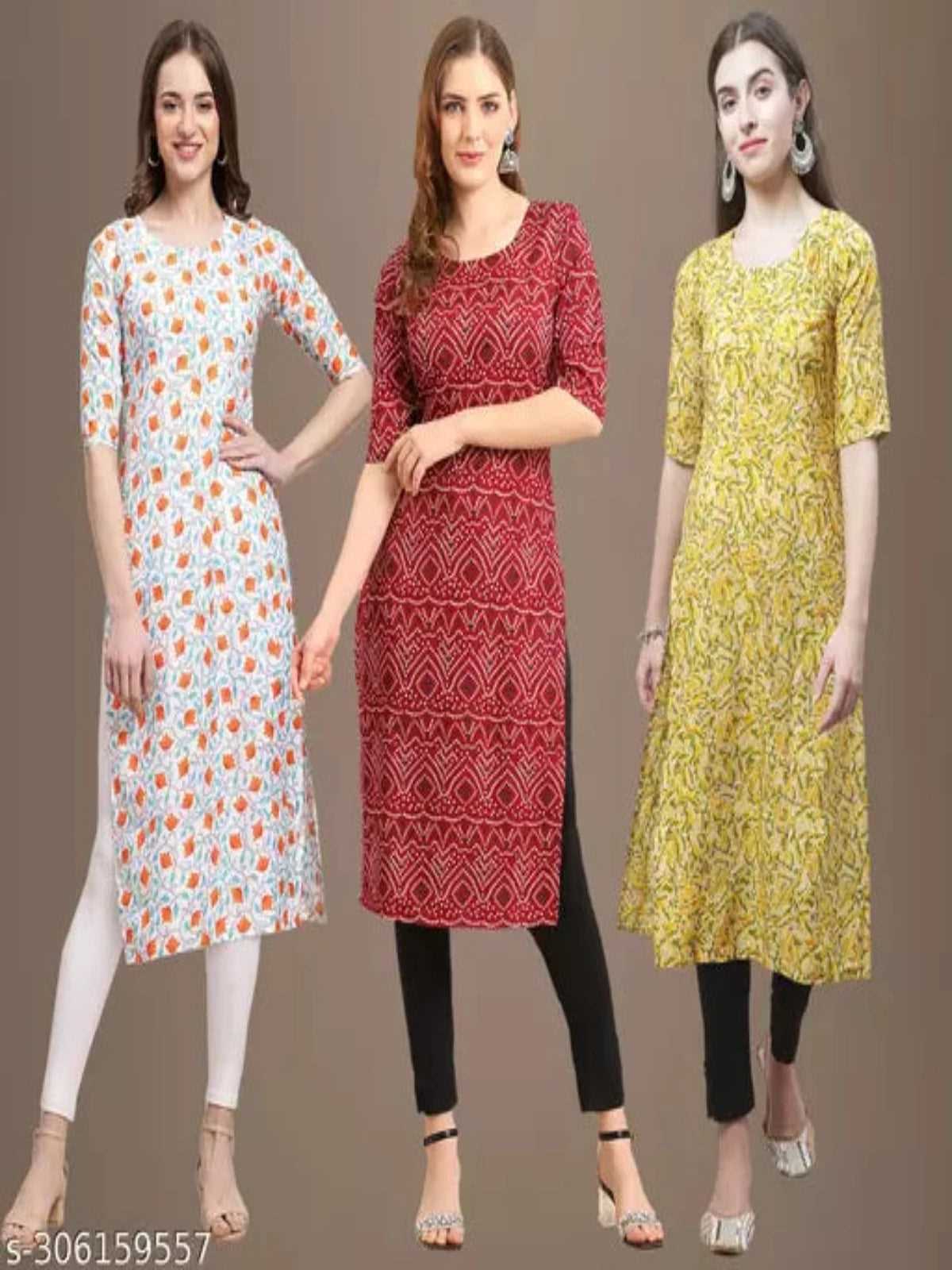 Best Selling Kurti For Women pack of 3 OrderMeFirst