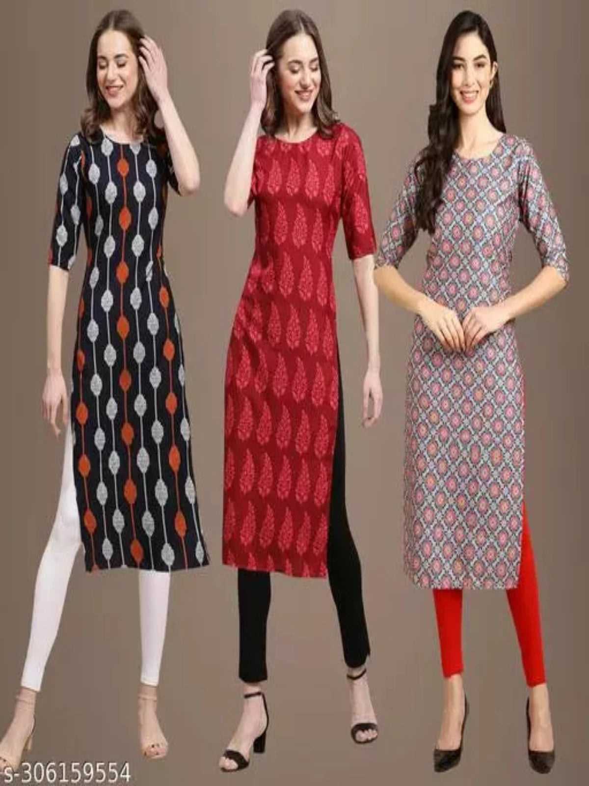 Best Selling Kurti For Women pack of 3 OrderMeFirst