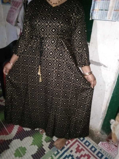 Black Anarkali Gown OrderMeFirst