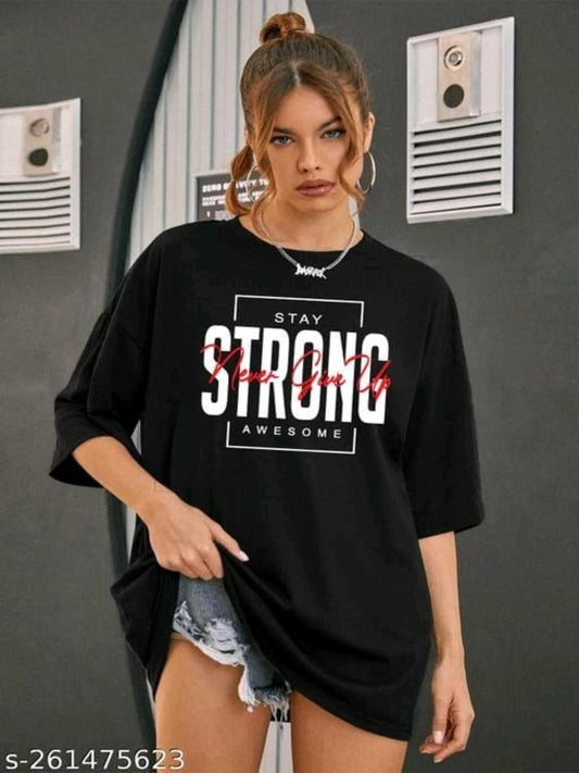 Black Strong Quote Tshirt OrderMeFirst