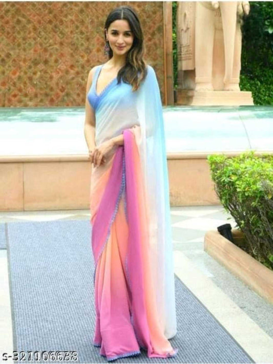 Bollywood Actress Alia Bhatt saree OrderMeFirst