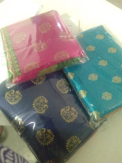 Buy 2 Get 1 Offer Jacquard Saree OrderMeFirst