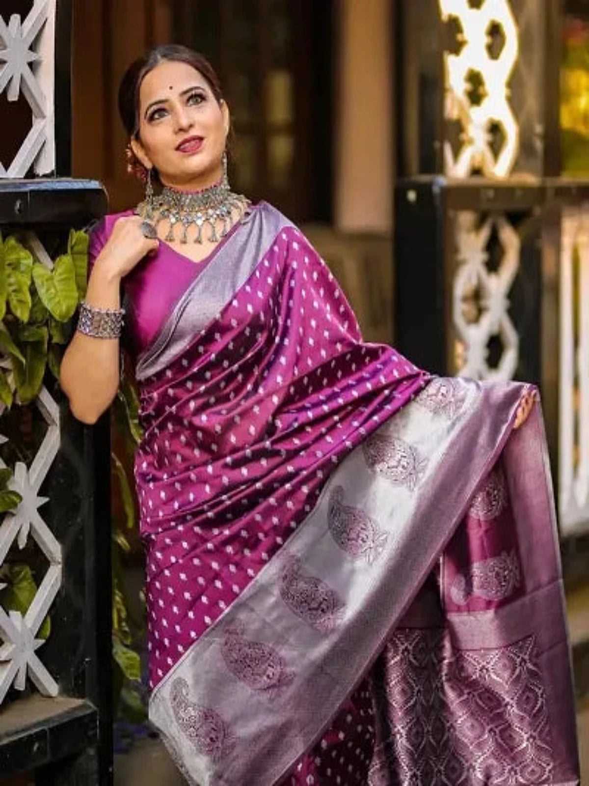 Buy Beautiful Kanjivaram Art Silk Saree With Zari Weaving OrderMeFirst