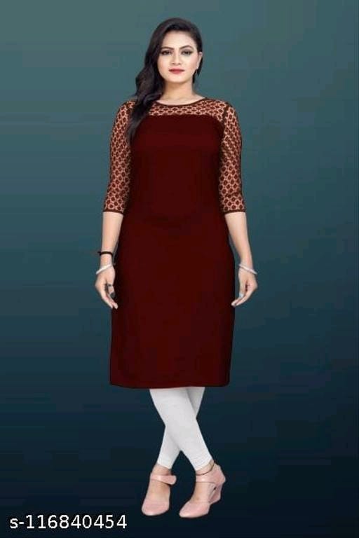 Casual American Crepe Kurti OrderMeFirst