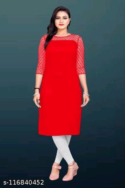 Casual American Crepe Kurti OrderMeFirst