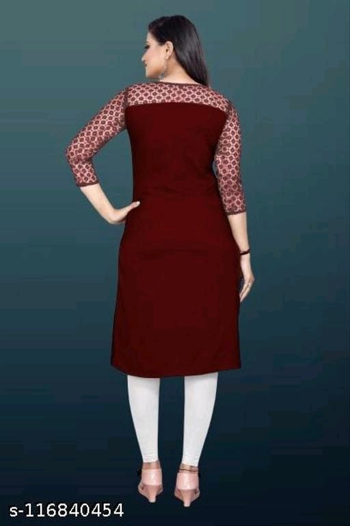 Casual American Crepe Kurti OrderMeFirst