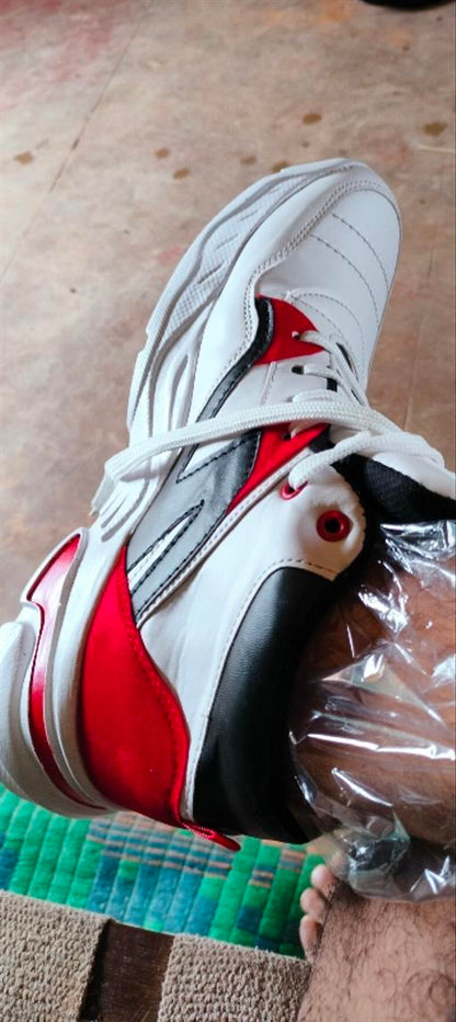 Casual Shoes Stylish Sports White Red shoes for men OrderMeFirst