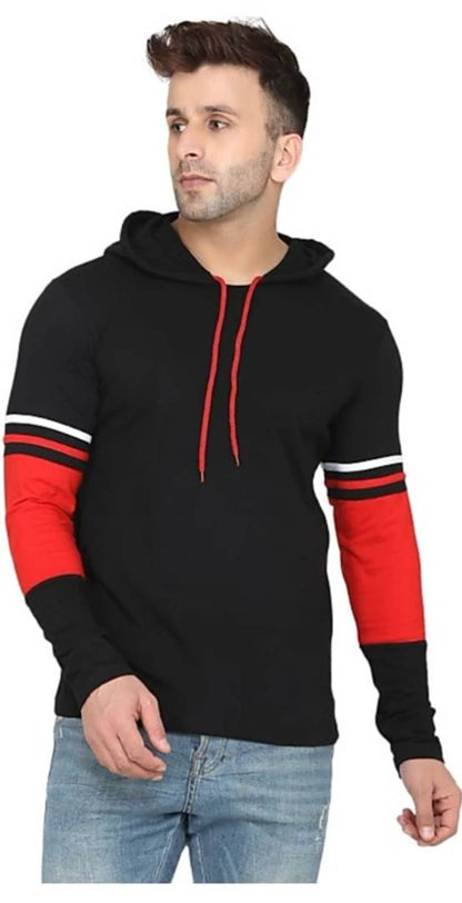 Classic Cotton Blend Solid Hoodie Sweatshirts for Men OrderMeFirst