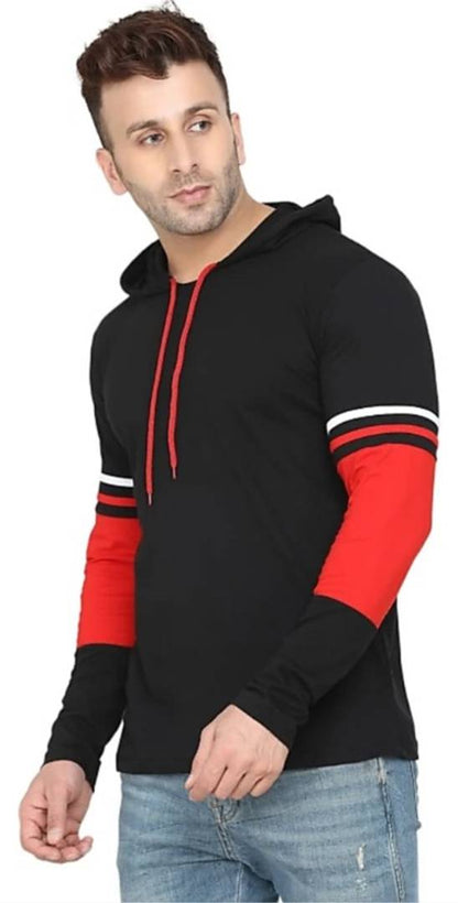 Classic Cotton Blend Solid Hoodie Sweatshirts for Men OrderMeFirst