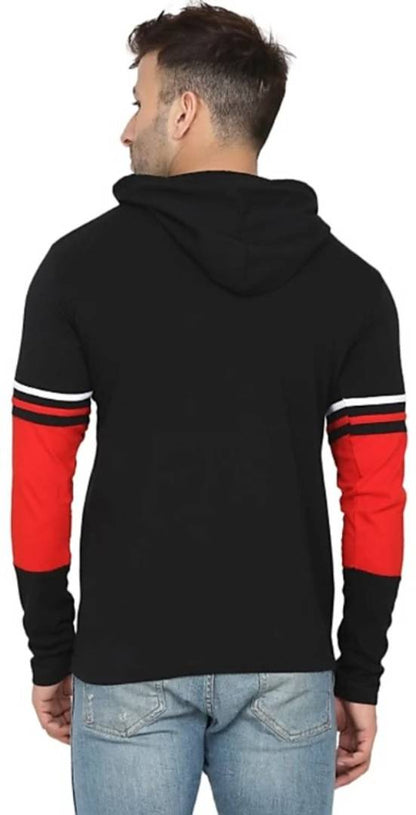 Classic Cotton Blend Solid Hoodie Sweatshirts for Men OrderMeFirst