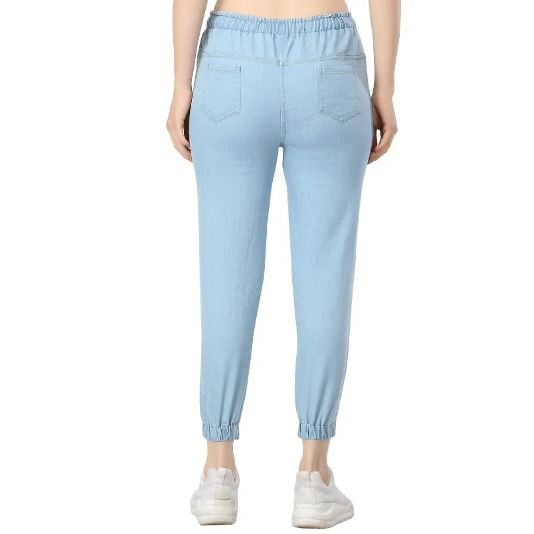 Classic Denim Solid Jeggings for Women OrderMeFirst