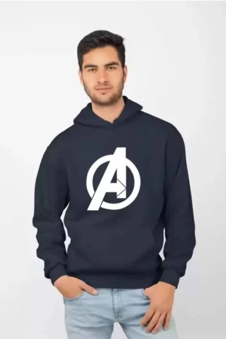 Classic Fleece Printed Hoodie Sweatshirts for Men OrderMeFirst