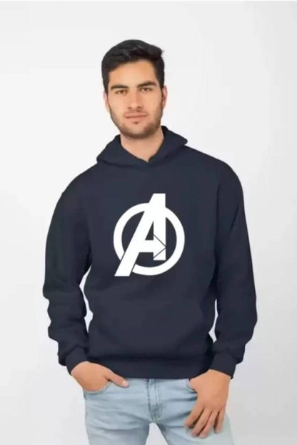 Classic Fleece Printed Hoodie Sweatshirts for Men OrderMeFirst