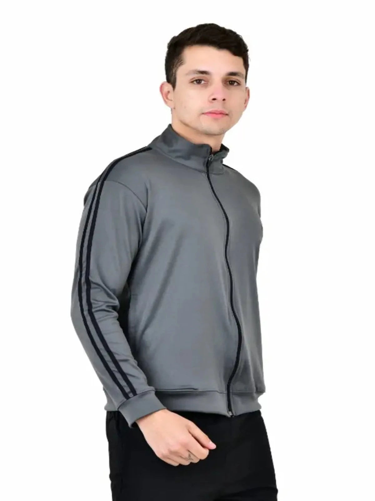 Classic Lycra Blended Solid Jacket for Men OrderMeFirst