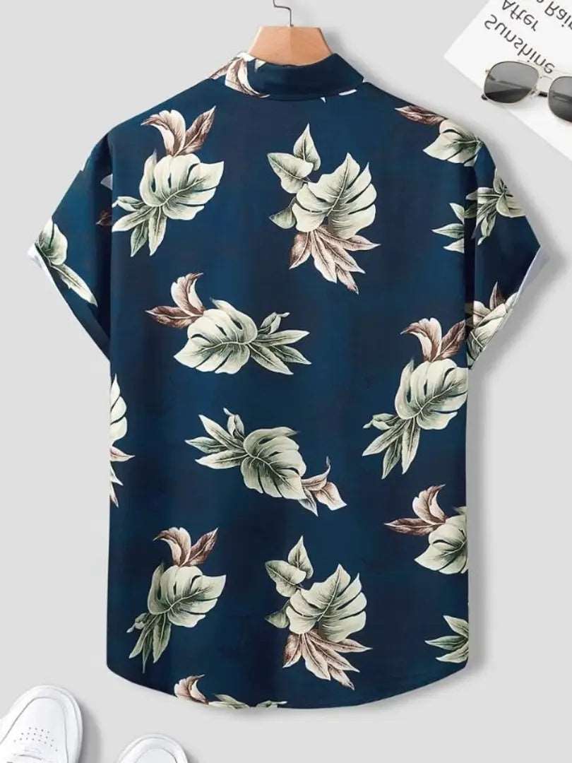 Classic Polyester Spandex Printed Casual Shirts for Mens OrderMeFirst