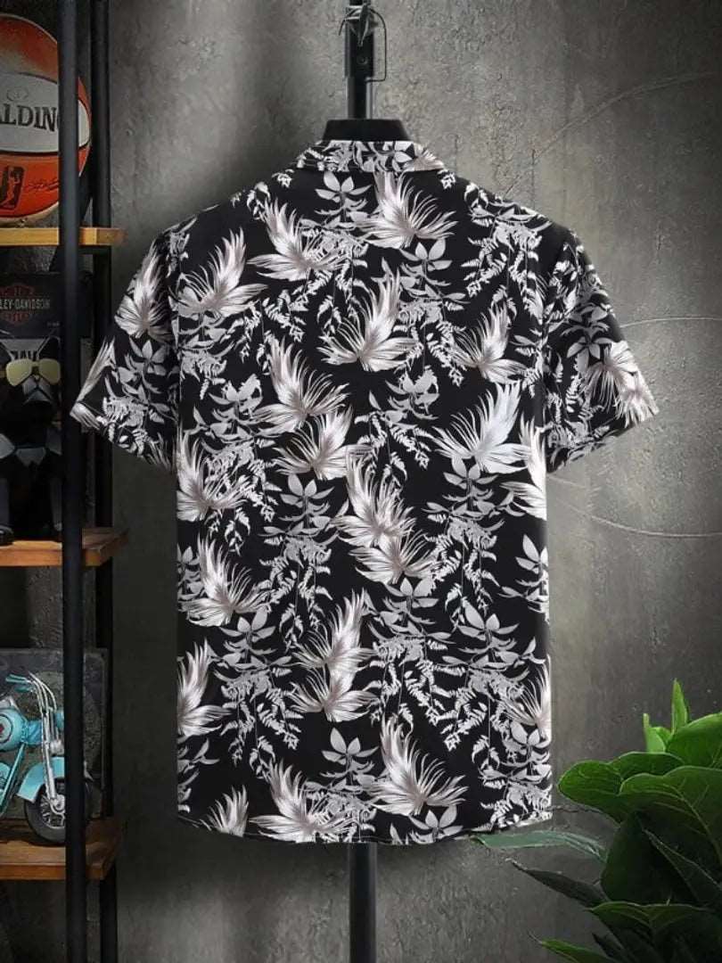 Classic Polyester Spandex Printed Casual Shirts for Mens OrderMeFirst