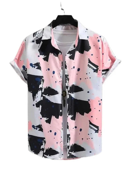 Classic Synthetic Printed Casual Shirts for Men OrderMeFirst