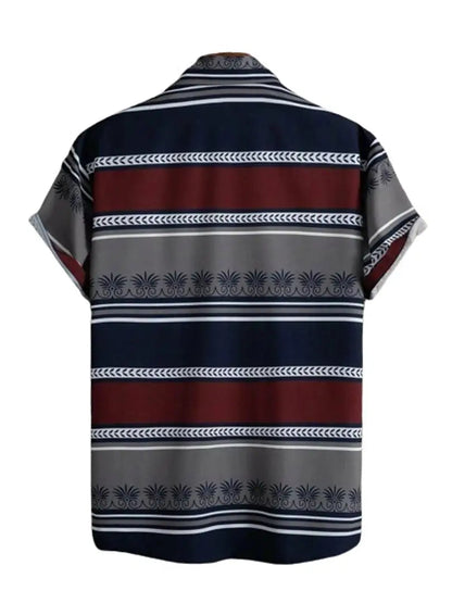 Classic Synthetic Printed Casual Shirts for Men OrderMeFirst