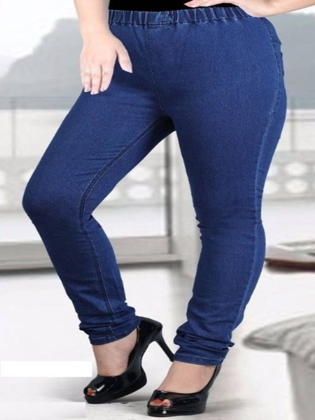 DENIM FULL LENGTH JEANS JEGGINGS OrderMeFirst