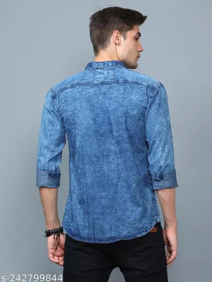 DENIM SHIRT FOR MEN OrderMeFirst