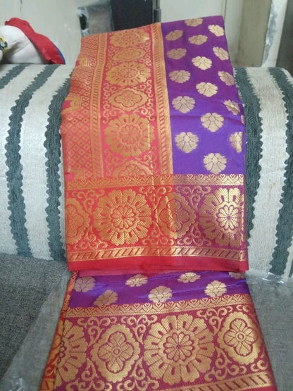 FABULOUS BANARASI SILK ZARI WORK SAREE OrderMeFirst