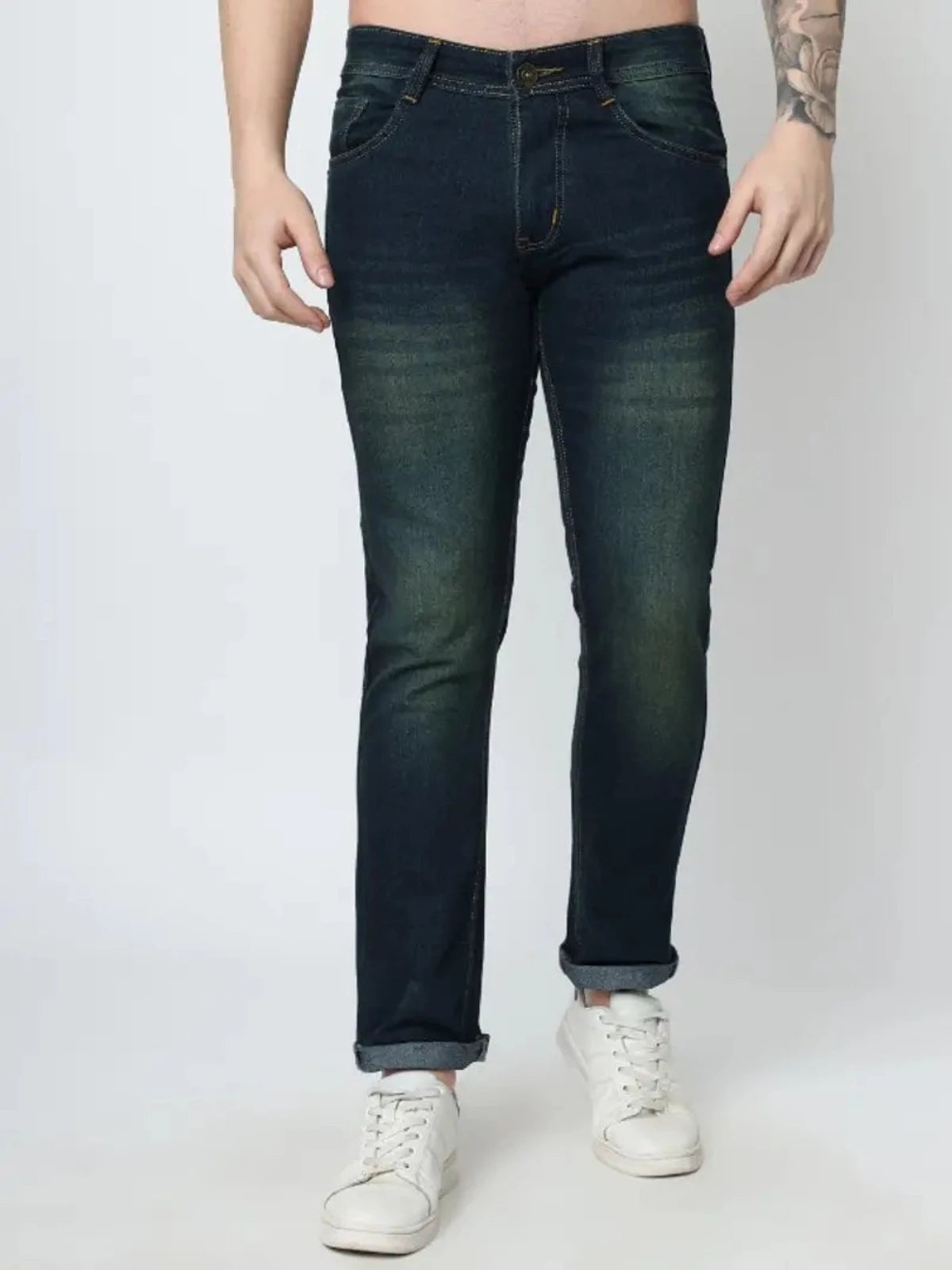 Fancy Polycotton Jeans For Men OrderMeFirst