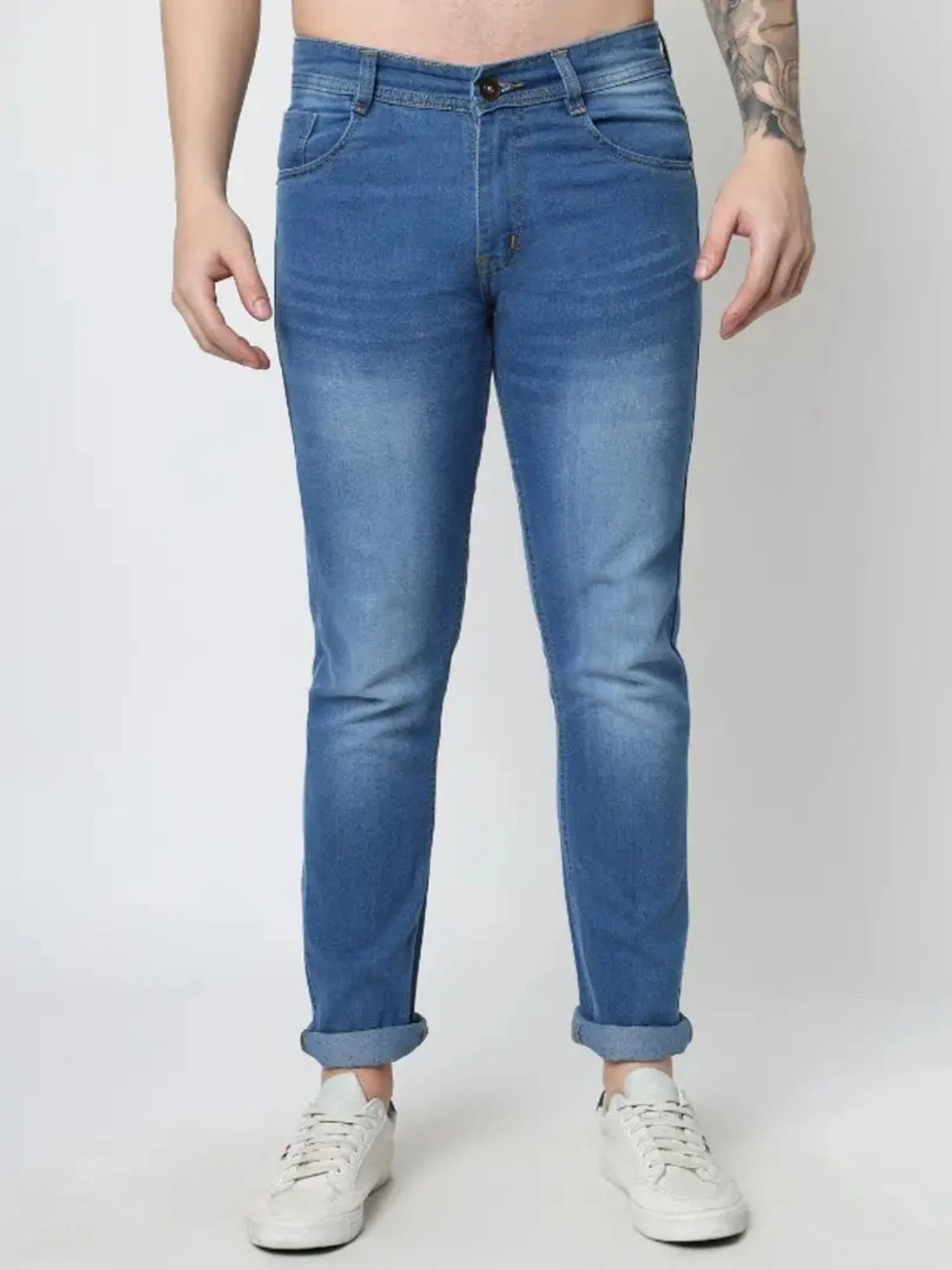 Fancy Polycotton Jeans For Men OrderMeFirst