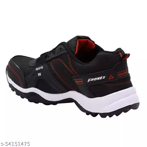 Fhonex Sport 99 Black Sports Shoes OrderMeFirst