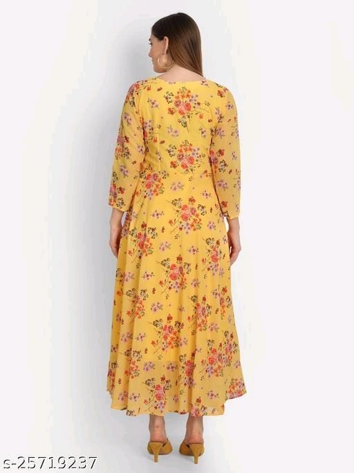 Floral Printed Gowns For Woman OrderMeFirst