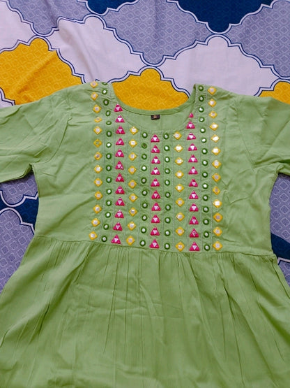 Green Anarkali Gown OrderMeFirst