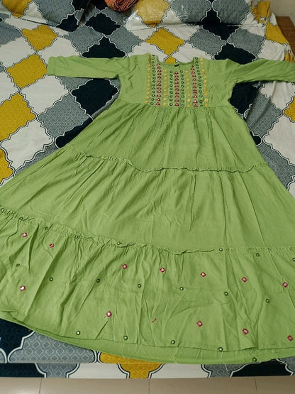 Green Anarkali Gown OrderMeFirst