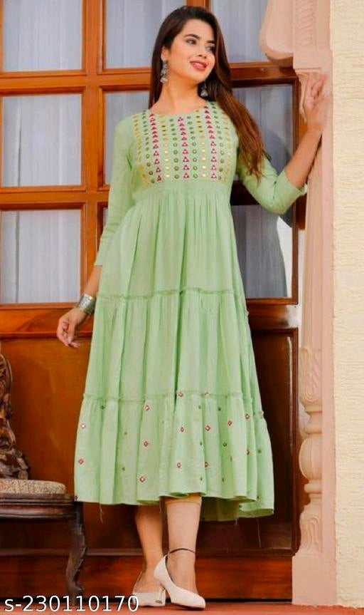 Green Anarkali Gown OrderMeFirst