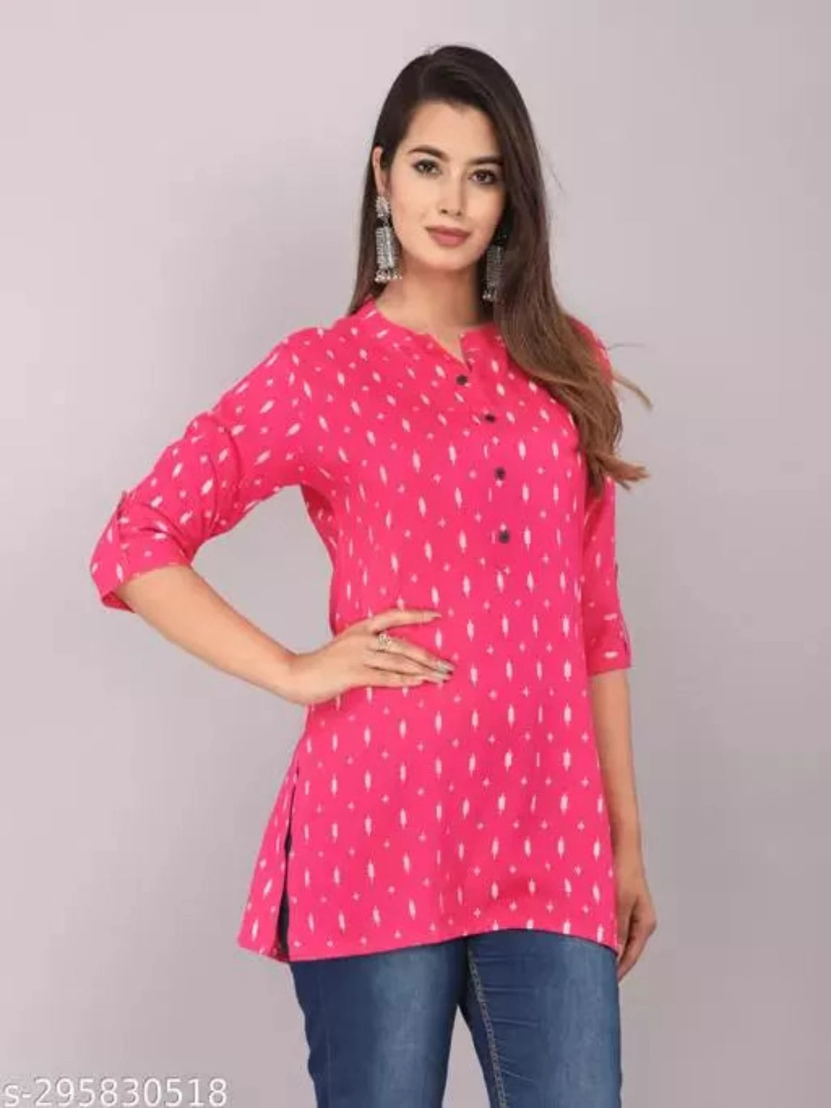 JSB PINK PRINTED TOP OrderMeFirst