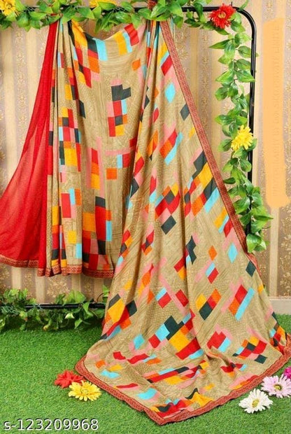 Jivika Georgette Sarees OrderMeFirst