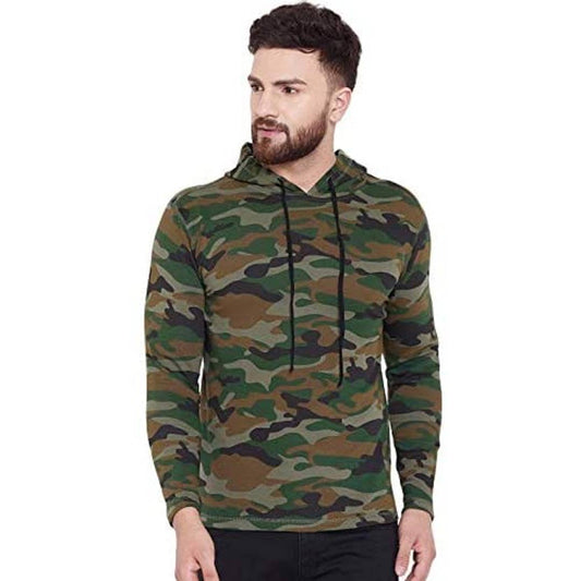 LE BOURGEOIS Men's Fleece Hooded Hoodie OrderMeFirst