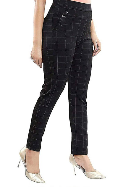 LETEST RETRO WOMEN JEGGINGS GRY_BLK OrderMeFirst