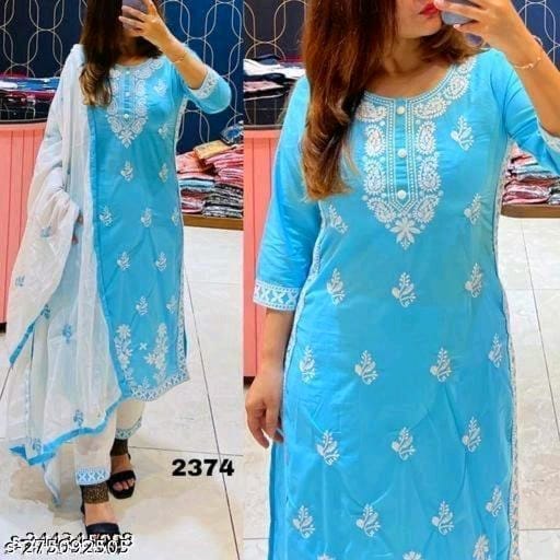 Lakhnavi Work Kurta Set OrderMeFirst