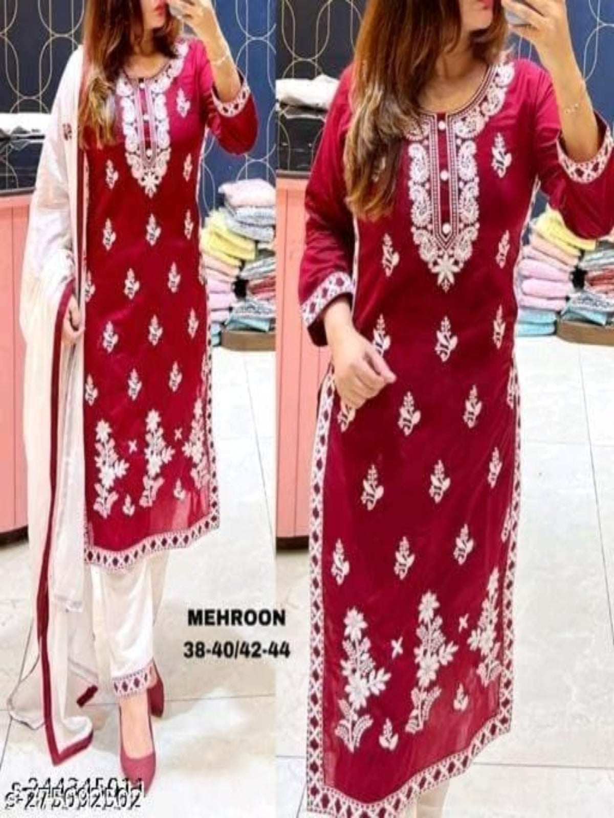 Lakhnavi Work Kurta Set OrderMeFirst