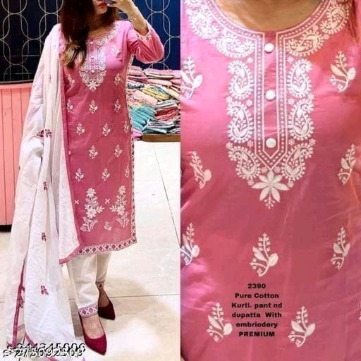 Lakhnavi Work Kurta Set OrderMeFirst