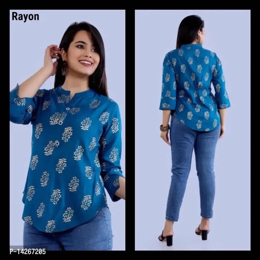 Malia Fashion Rayon Trending Designed Tops OrderMeFirst